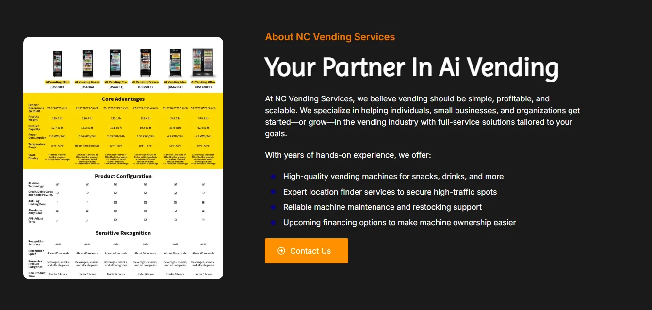 Product specifications locked in image format